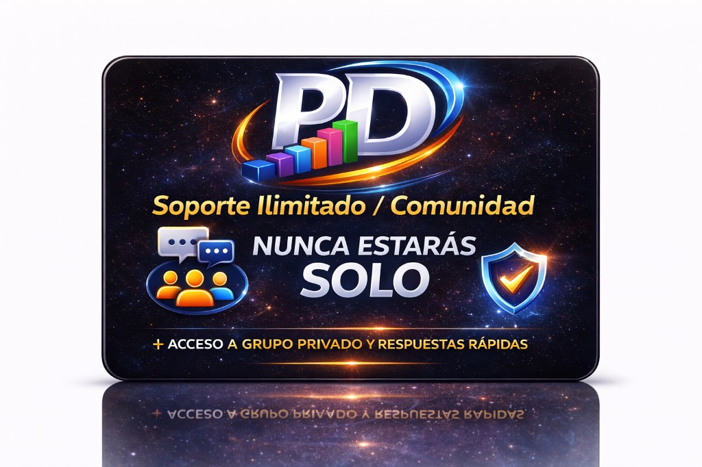 Bono: comunidad y soporte en Skool — Productores Digitales